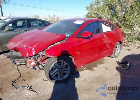 2020 Hyundai Elantra Sel z USA, uszkodzony, nr VIN 5NPD84LF1LH526646